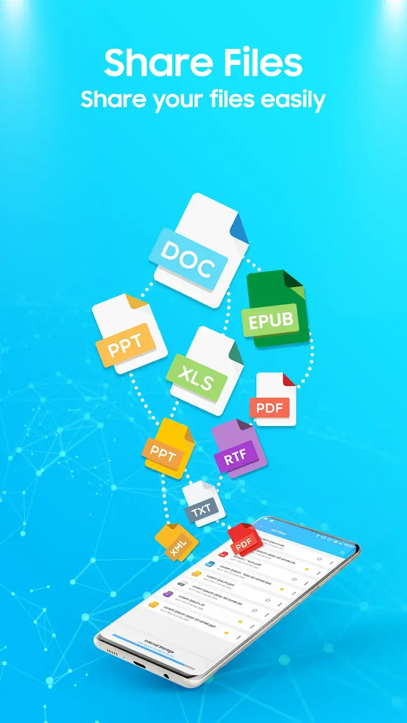 دانلود نرم افزار اندروید Document Reader PDF/DOCS/XLSX v5.0.3